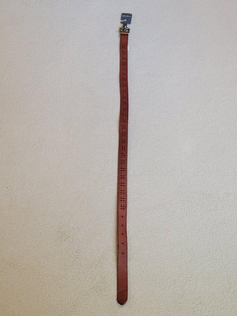 Eddie Bauer Elysian Leather Belt, Size S